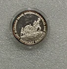 Vintage Mormon Pioneer Trail Handcart Faith in Every .999 Silver 1oz Round Toned
