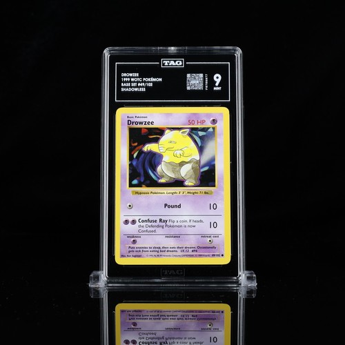 Drowzee (Shadowless) graded TAG 9 for sale on eBay
