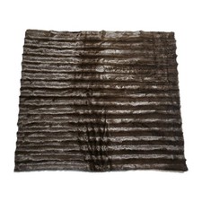 Short Brown Faux Fur Fabric 36" X 63"