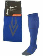 Nike women's 2 pair Elite Vapor OTC Baseball Cushioned Socks - Small / S - Blue