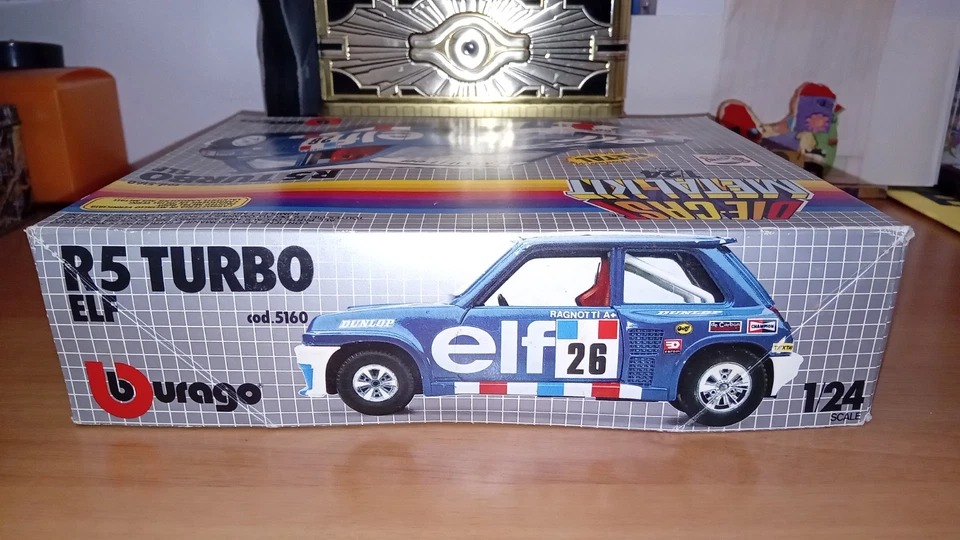 Burago 1:24, Metal Kit: "Renault R5 Turbo Elf". Con Scatola E Gadget! Cod.5160. - Immagine 3 di 4