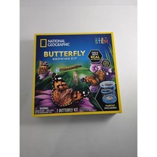 Butterfly Growing Kit Voucher for 5 Live Caterpillars STEM National Geographic