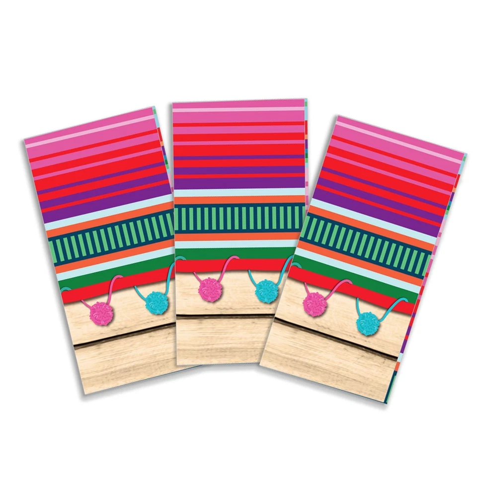 3 Piezas Mantel Fiesta Mexicana, Manteles Fiesta Mexicana Cinco De Ma... Foto 3 de 4