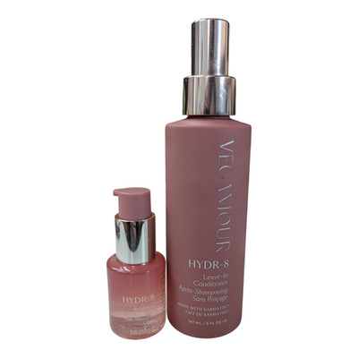 Vegamour HYDR-8 2pc Bundle (Leave in Conditioner & Weightless Repair Oil)