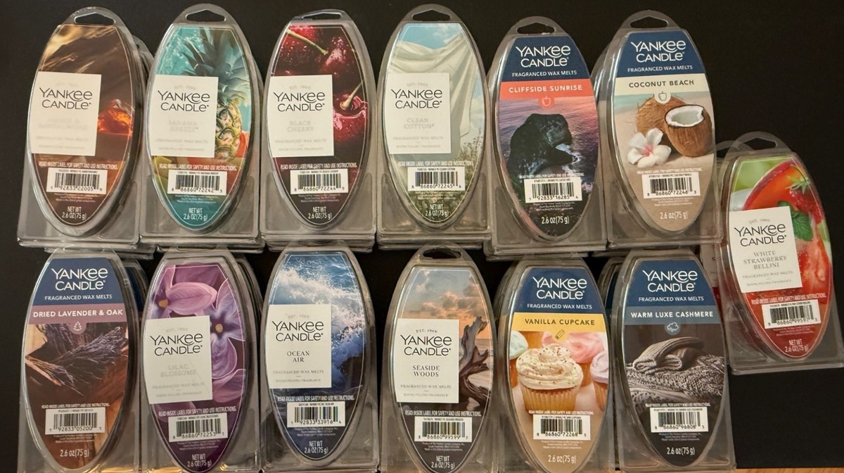 Yankee Candle Wax Melts - Mix & Match - Free Shipping When Purchase 8 or More