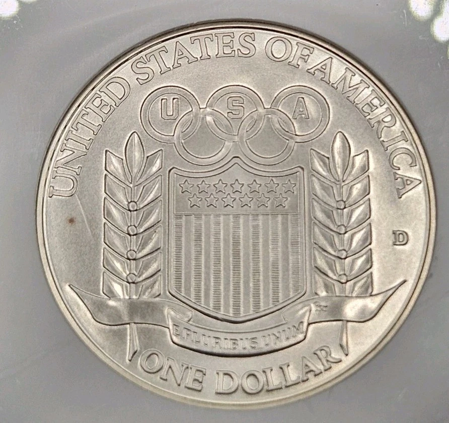 1992-D Olympic Baseball Commemorative Silver Dollar | NGC MS69 - Image 4 of 4