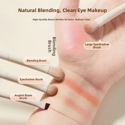 Make-up Pinsel Set inkl. Foundation Rouge Lidschatten und Eyeliner Pinsel Set