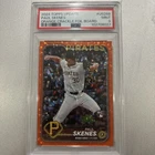 2024 Topps Update Series - RC Debut Paul Skenes #US288 Orange Crackle /299 PSA 9