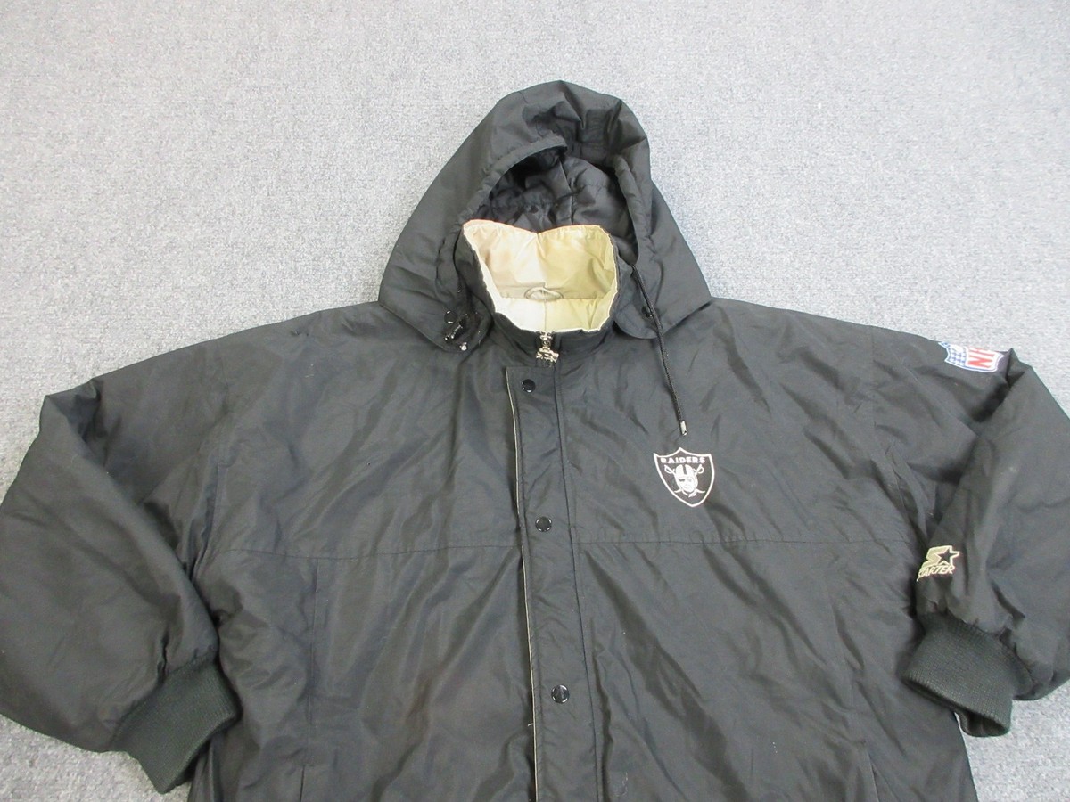 Vintage Oakland Raiders Jacket Mens XL NFL Football Starter
