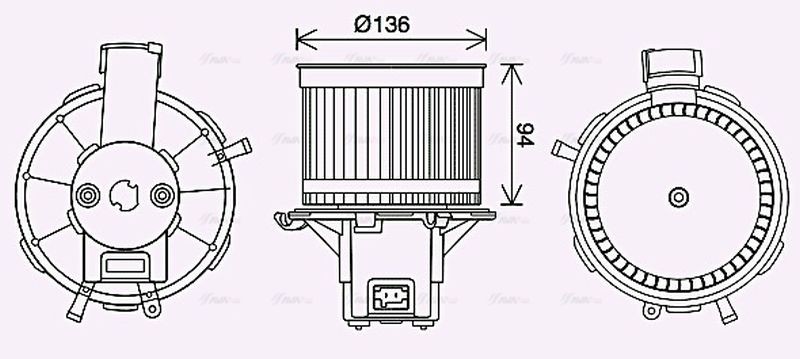 Fits AVA COOLING FT8465 AVA Air blower FT8465 AVA Air blower fits: AB ⭐UK Stock⭐ - Image 2