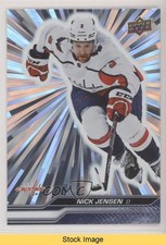 2023-24 Upper Deck Series 1 Outburst Silver Nick Jensen #192 READ 1pu4