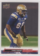 2023 Upper Deck CFL Exclusives 75/100 Stanley Bryant #49 1d3