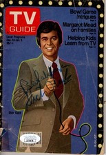 Dick Clark Signed Autographed TV Guide Magazine American Bandstand JSA JJ75978