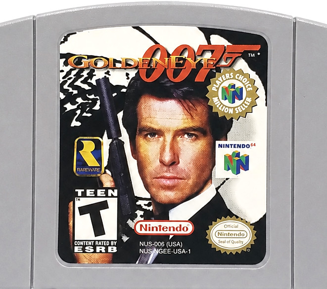 Nintendo 64 N64 Goldeneye 007 James Bond Retro Authentic Players Choice