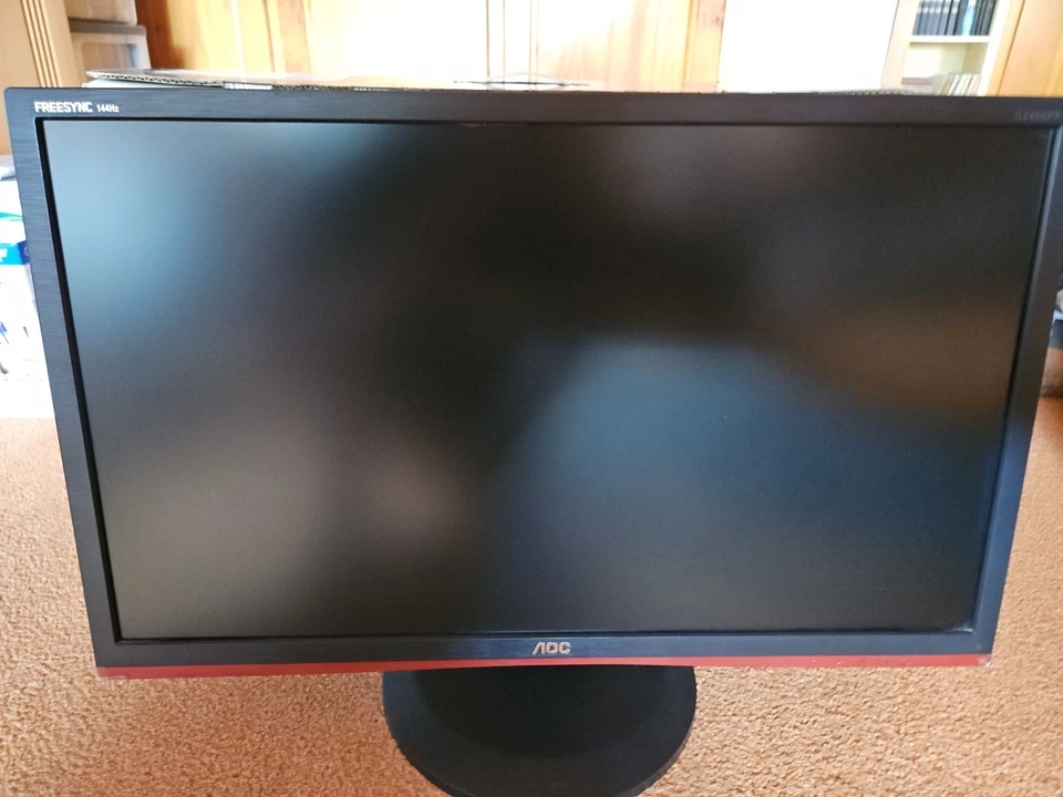 AOC G2460PF 24 Zoll 1080p 144 Hz 1ms DP TN LCD Monitor - Schwarz, Gebraucht - Bild 4 von 4