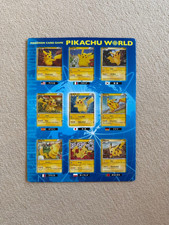 Pokemon Card Game 2010 Pikachu World Collection TGC Promo Set
