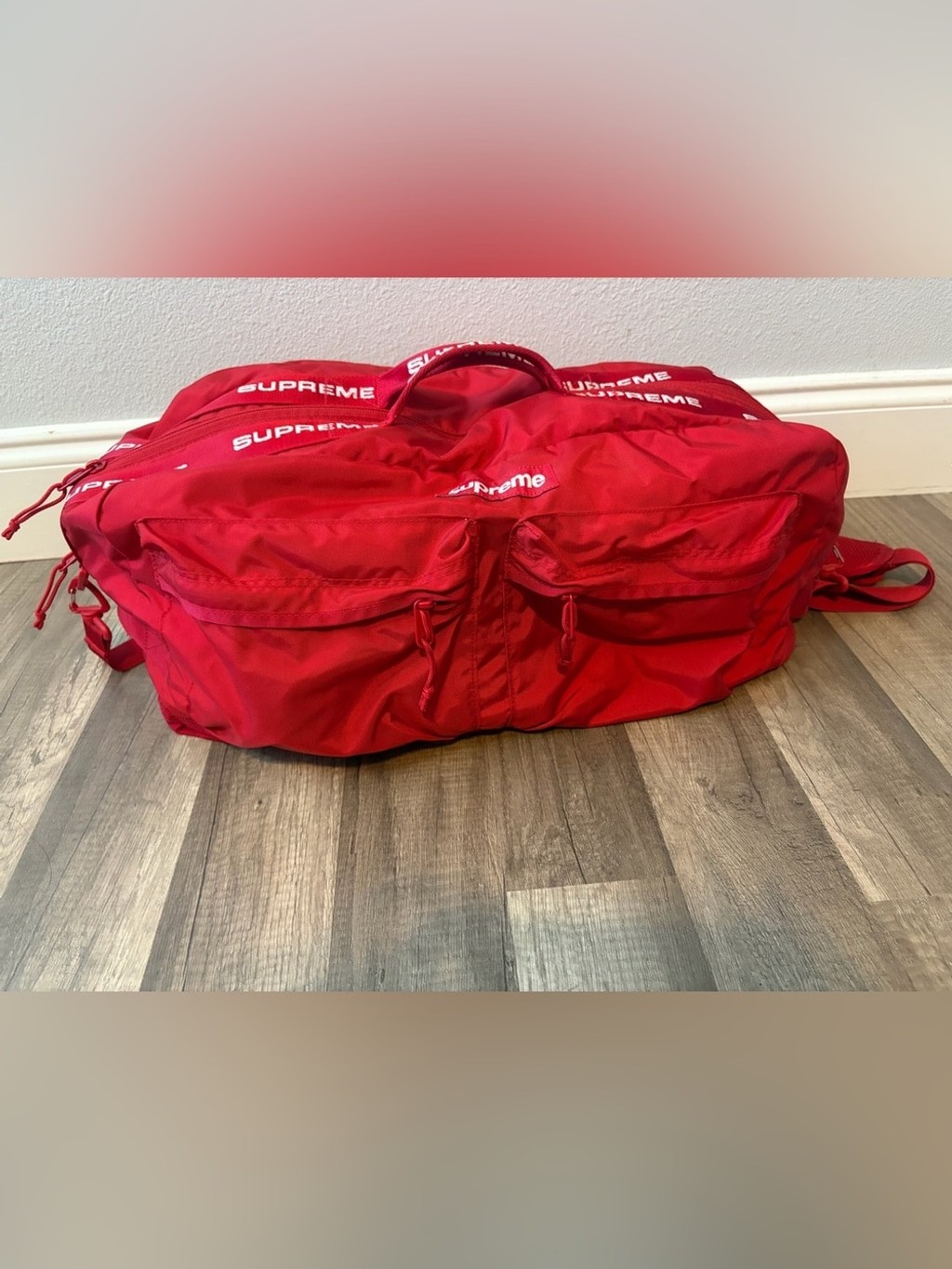 16ss Supreme Duffle Bag Red 赤 ダッフル バッグ パック シュプリーム