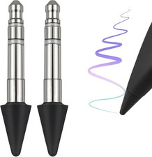 Slim Pen 2 Tips 2 Pack Replacement fits for Surface 2, Black