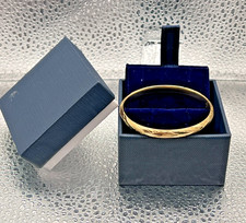 Gorgeous Vintage 14K Solid Gold Bangle Baby Bracelet 5"