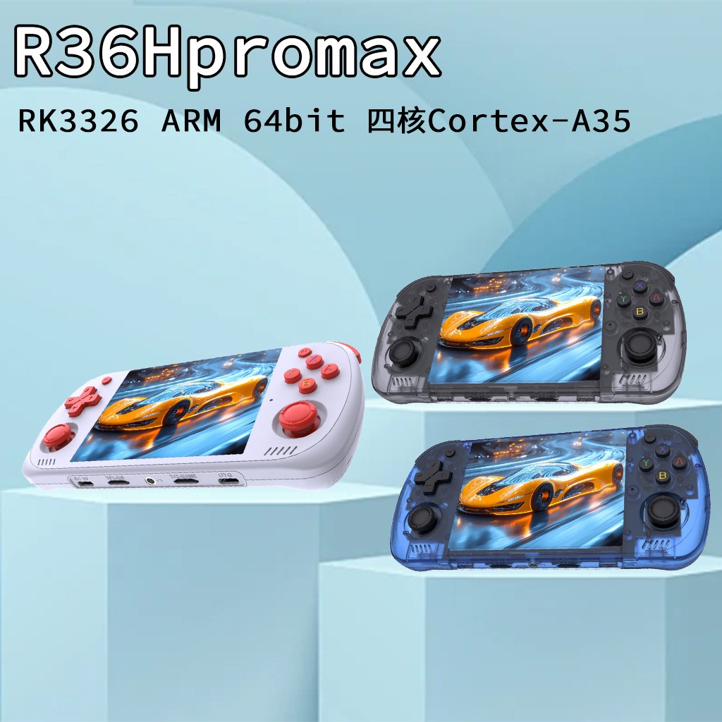 IPS Screen Handheld Video Game Console Linux R36H Pro Max Portable