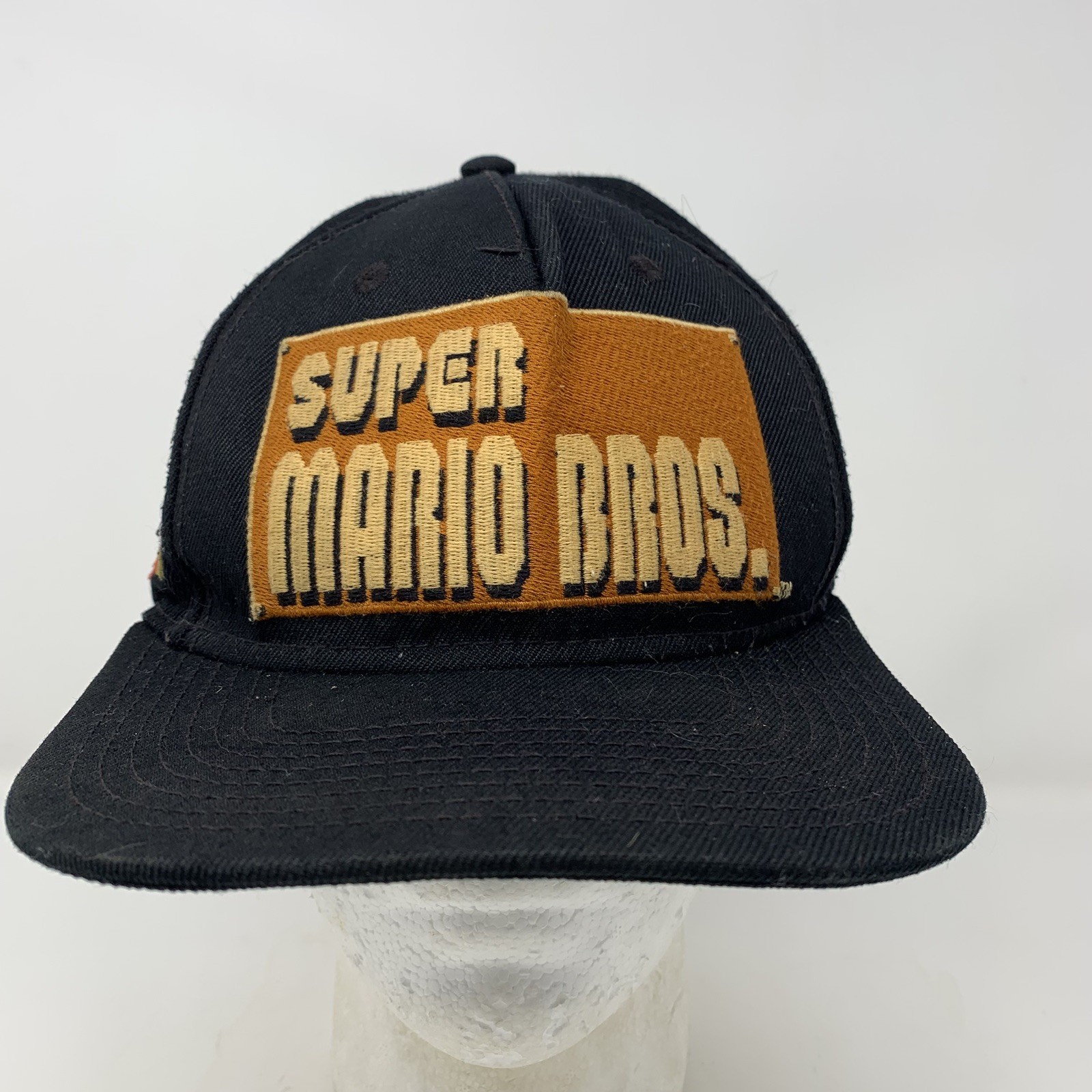 Super Mario Hat Cap Snapback Pixel Stitching One … - image 2
