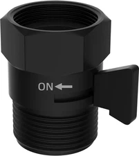 All Metal 1 Pack Shower Head Water Flow Control Valve G1/2 Brass Shut-off wit...