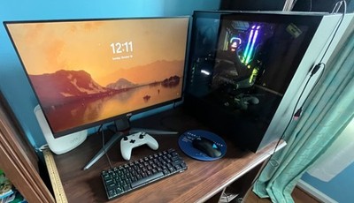 Gaming/Workstation Desktop + 1080p 144 HZ Monitor, Intel i7-11700k, RTX 3060 Ti