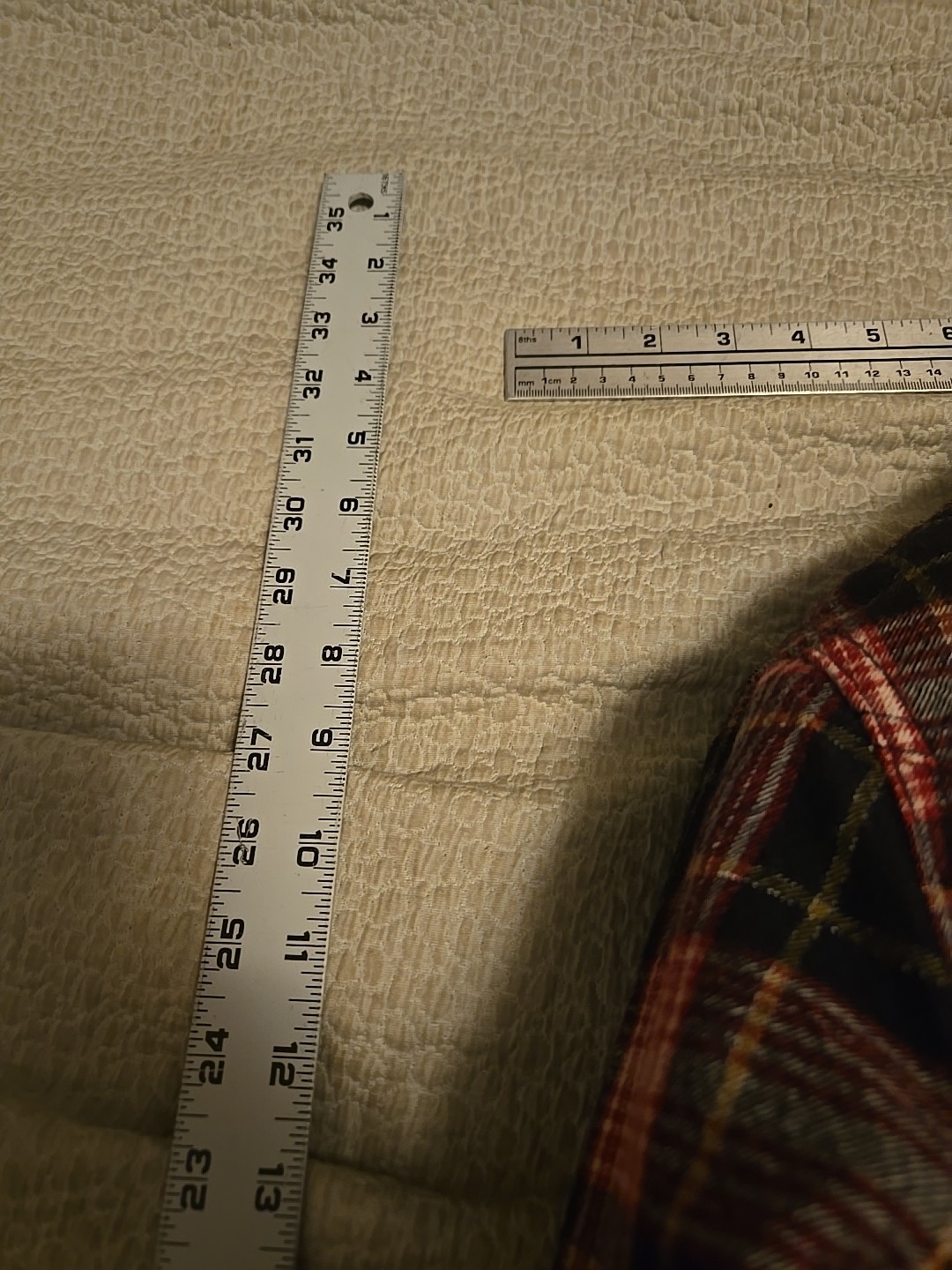 Giacca uomo Saint Laurent Of Paris X Yves taglia XL lana rossa a quadri