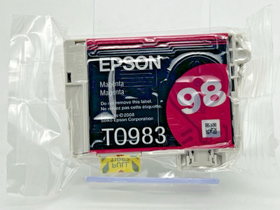 Epson 98 T0983 Magenta Ink GENUINE for Artisan 700 710 725 730 800 810 835 387