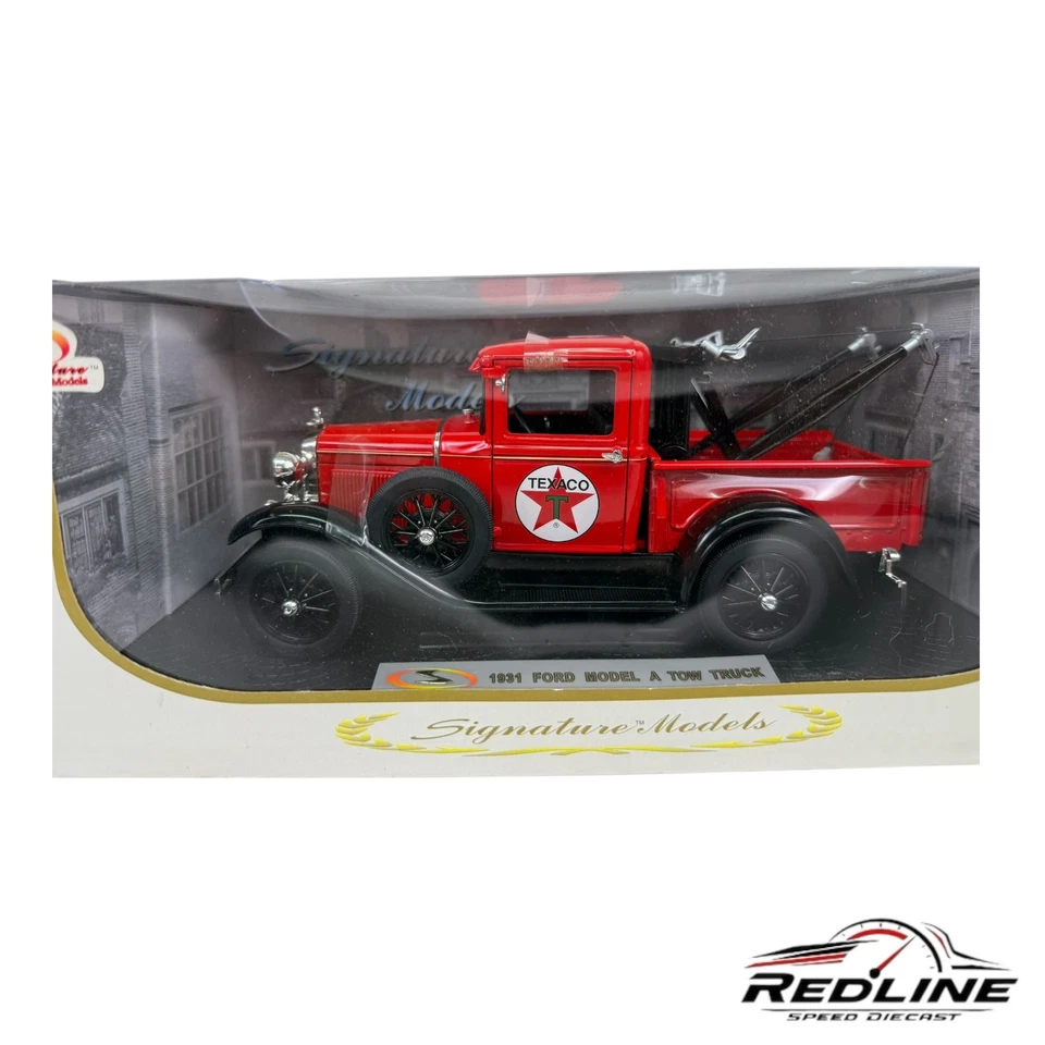 🇺🇸🇺🇸Signature Models 1931 Ford Model A Tow Truck Texaco 1:18 LN🇺🇸🇺🇸 - Image 2 of 4
