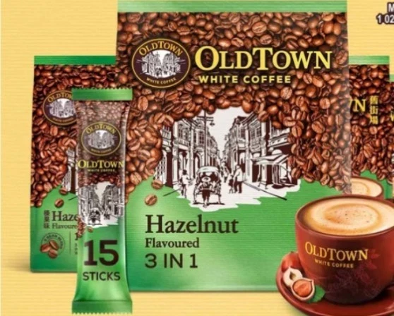 3x Avellana 3x Clásico Old Town 3 en 1 Café Blanco Instantáneo 90 Palitos x 38g Foto 2 de 4