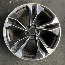 Audi Machined Black S5 Sportback Factory Rim 20x9 2020-2025 OEM Wheel 12006