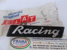 SIGLA "RACING" PER FIAT 131 RACING - 4408609 -NUOVO ORIGINALE !!