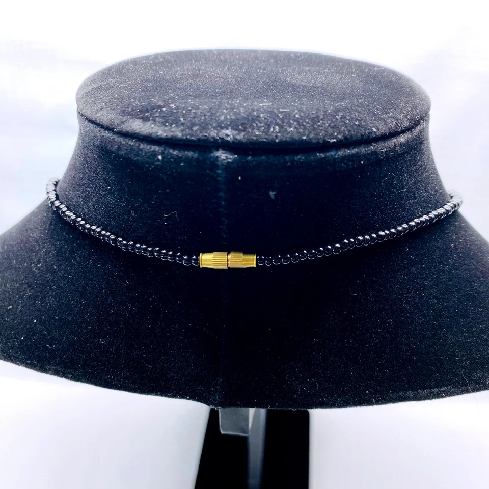 Conjunto de collar y pendientes de borla con cuentas estampado de jirafa Foto 4 de 4