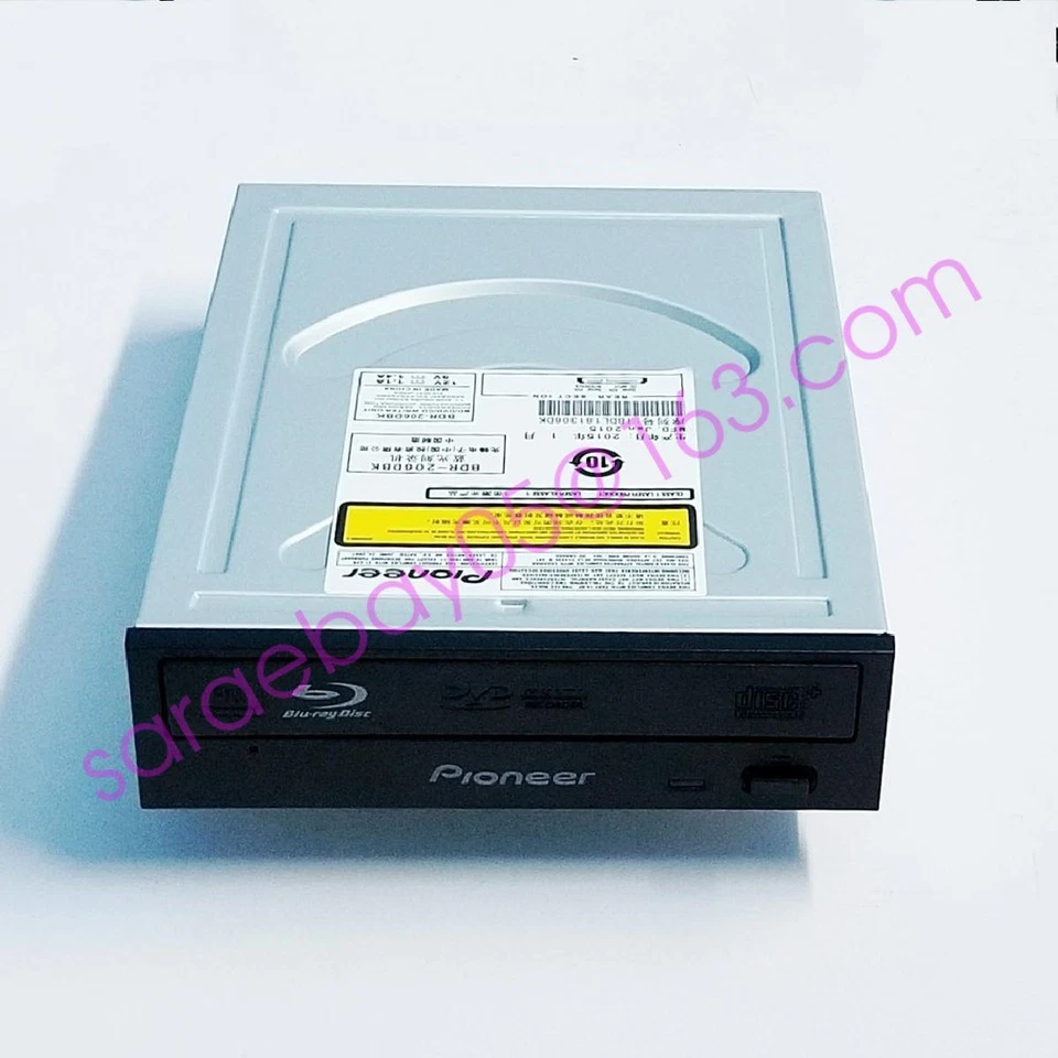Pioneer BDR-206DBK 12X Blu-ray BD-R SATA BD DVD CD Drive Burner Writer 3D Player - Image 2 of 4