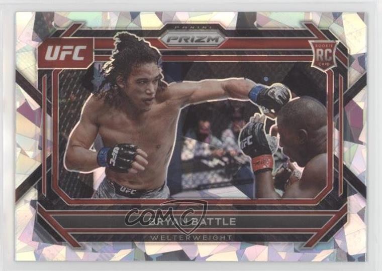 2023 Panini Prizm UFC Ice Prizm Bryan Battle #58 02l5