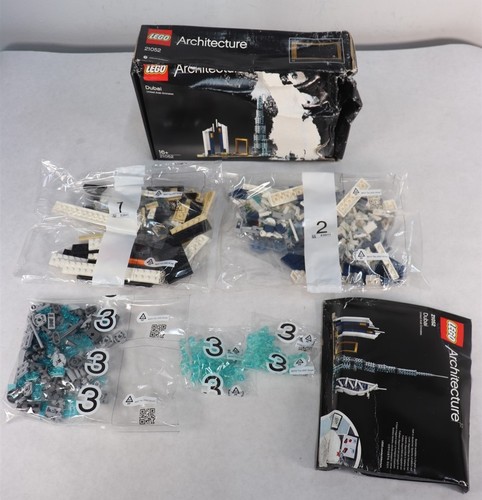 LEGO 21052 Architecture Dubai Damaged Open Box Sealed Bags READ AD!