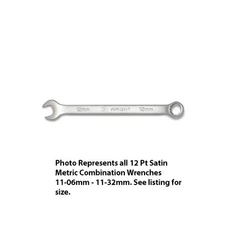 Wright Tool 11-20MM 20MM Metric Combination Wrench, 12 Points