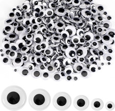 1000 Pcs Self Adhesive Googly Wiggle Eyes for DIY Craft Stick on Eyes