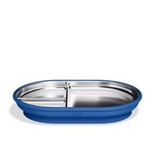 Lalo 9.84" Stainless Steel Suction Baby Plate