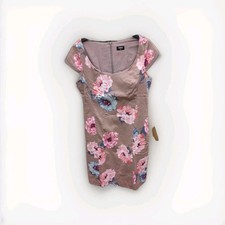 oasis Ladies’ Stylish Floral Print Short Dress. Lined. Size 12.