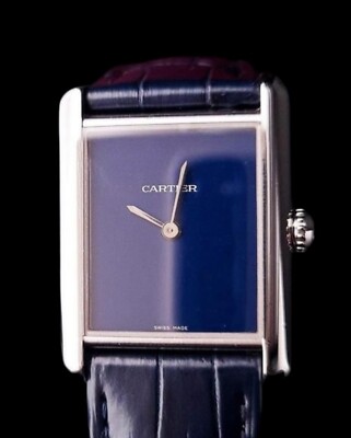Cartier Tank Must Large Blue Dial WSTA0055 Watch