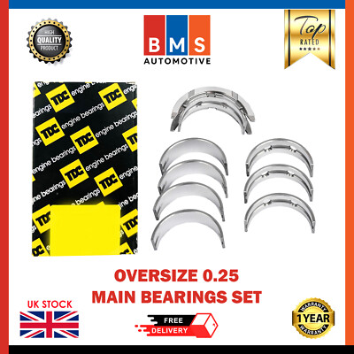 FORD FIESTA VI (CB1,CCN) ECO BOOST M1JE M1JH 1.0 PETROL MAIN BEARING-0.25 TDC