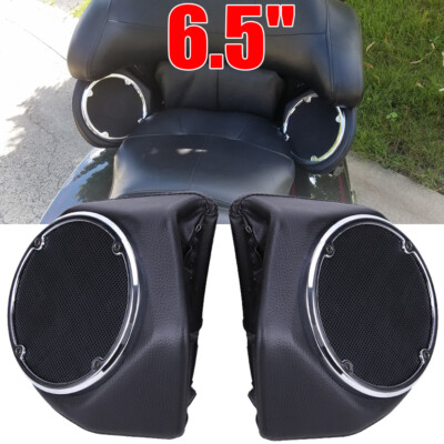King Trunk 6.5'' Rear Speakers Box For Harley Touring Tour Pak