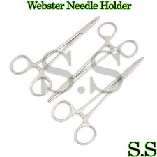 3 O.R PREMIUM GRADE WEBSTER NEEDLE HOLDERS 6" SMOOTH PLAIN JAWS SURGICAL