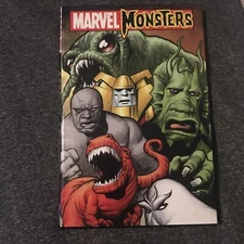 MARVEL MONSTERS by Peter David (2006) Hardcover Book, Cover Eric Powell