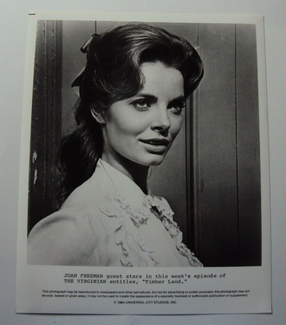JOAN FREEMAN - 8 X 10 BW PHOTO - PORTRAIT - THE VIRGINIAN - UNIVERSAL  STUDIOS | eBay