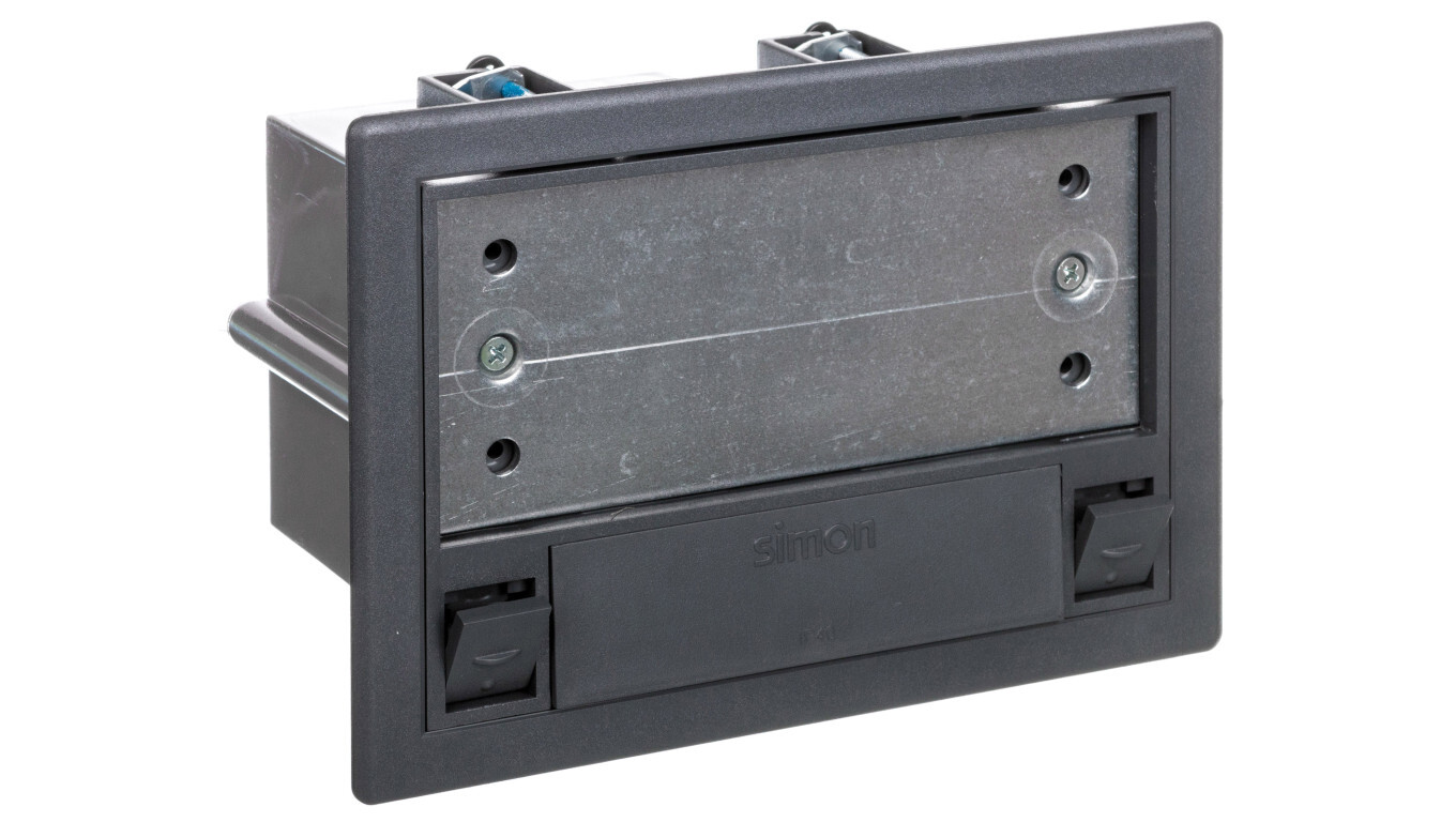 Simon Connect Box SF single floor 2xK45 + SM102 / 9 gray SF110 / 1 /T2UK