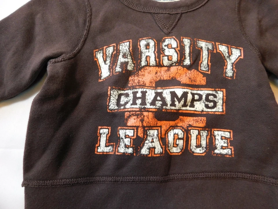 Sudadera The Children's Place Bebé Niño Manga Larga Talla 6-9 Meses Marrón Foto 2 de 3