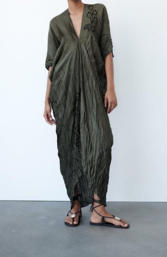NWT ZARA WOMAN'S EMBROIDERED TUNIC DRESS EMERALD GREEN SIZE M 2731/241 | eBay NWT ZARA WOMAN'S EMBROIDERED TUNIC DRESS EMERALD GREEN SIZE M 2731/241 | eBay